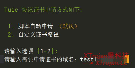 使用一键脚本部署 tuic v5 节点的图文教程- Xulala