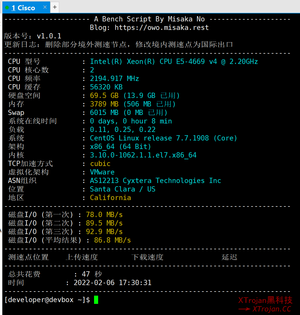 思科 Cisco Devbox 使用教程- Xulala