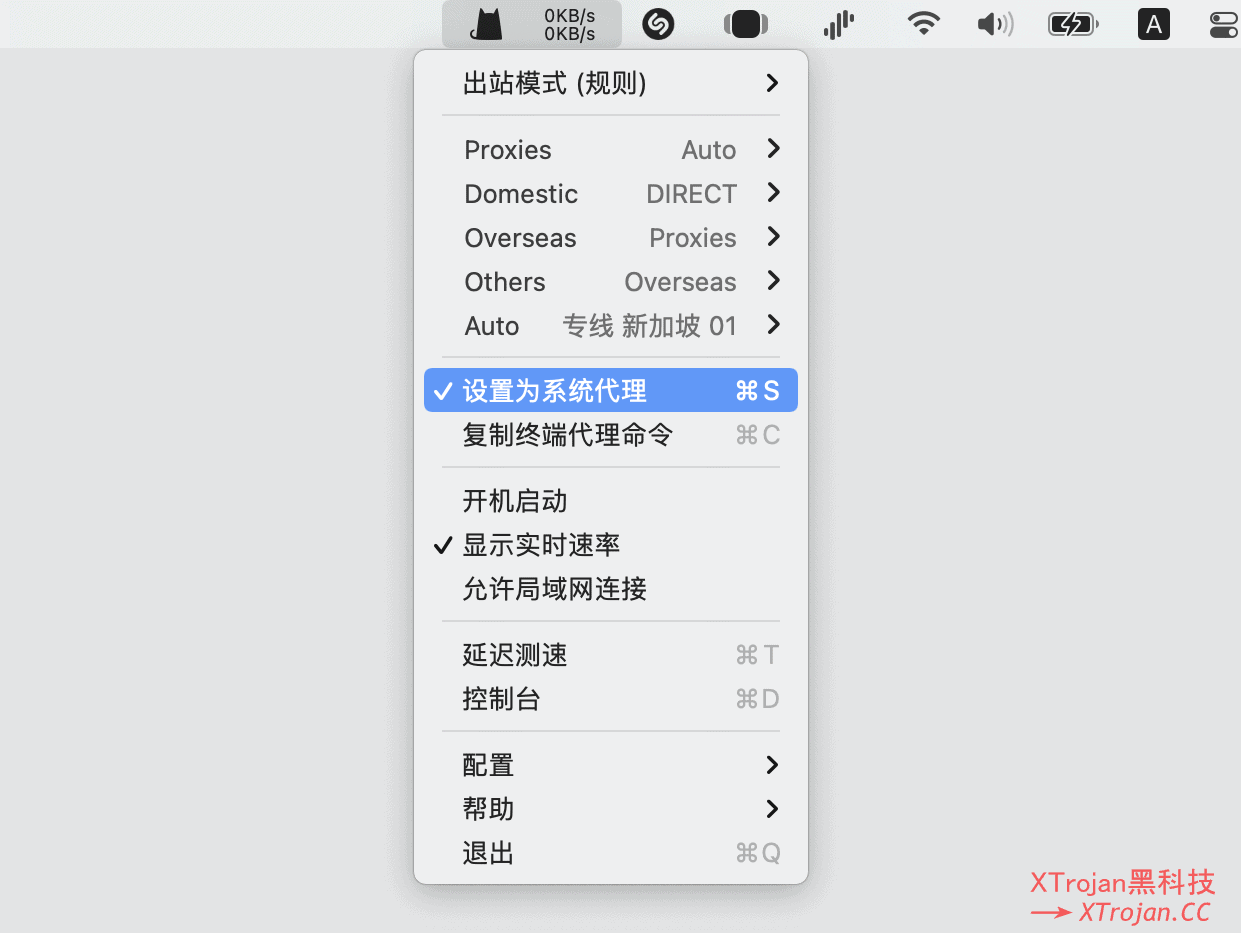 在 MacOS 上使用 ClashX 的设置图文教程- Xulala