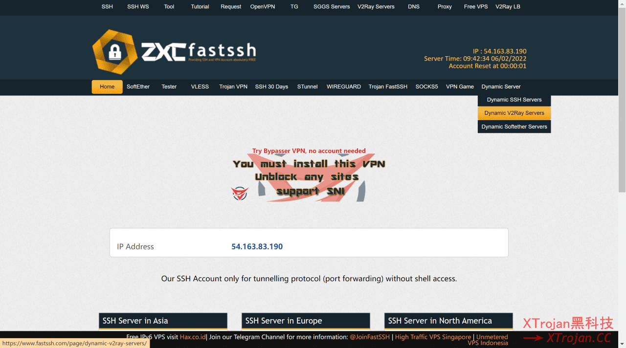 在fastssh申请免费V2Ray节点的图文教程- Xulala