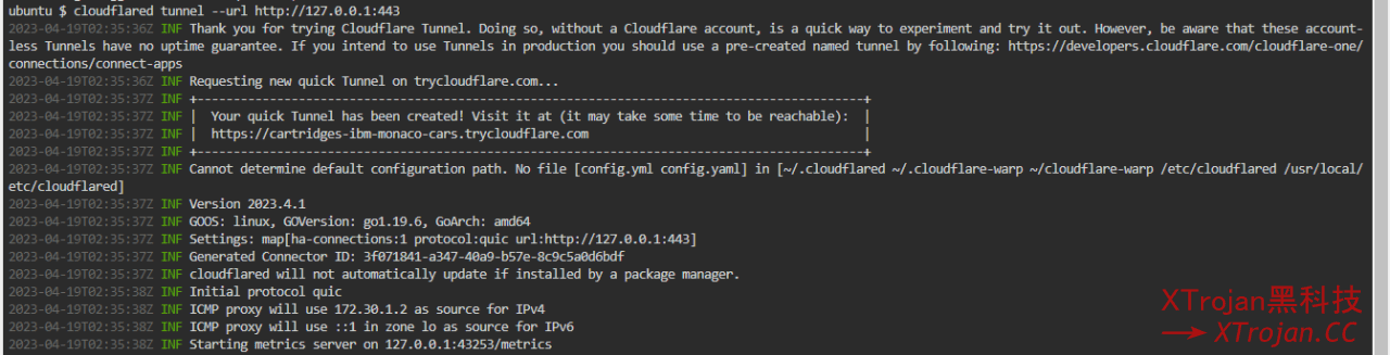 CloudFlare Argo Tunnel教程- Xulala