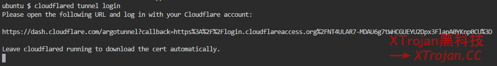 CloudFlare Argo Tunnel教程- Xulala