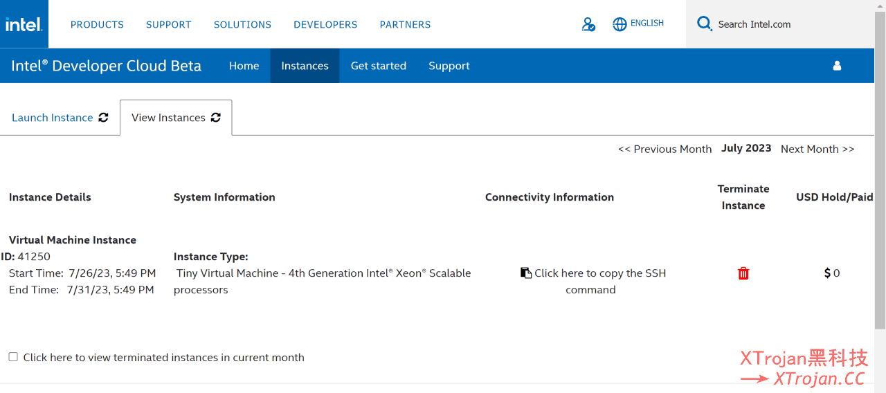 白嫖 Intel Developer Cloud 的 VPS- Xulala