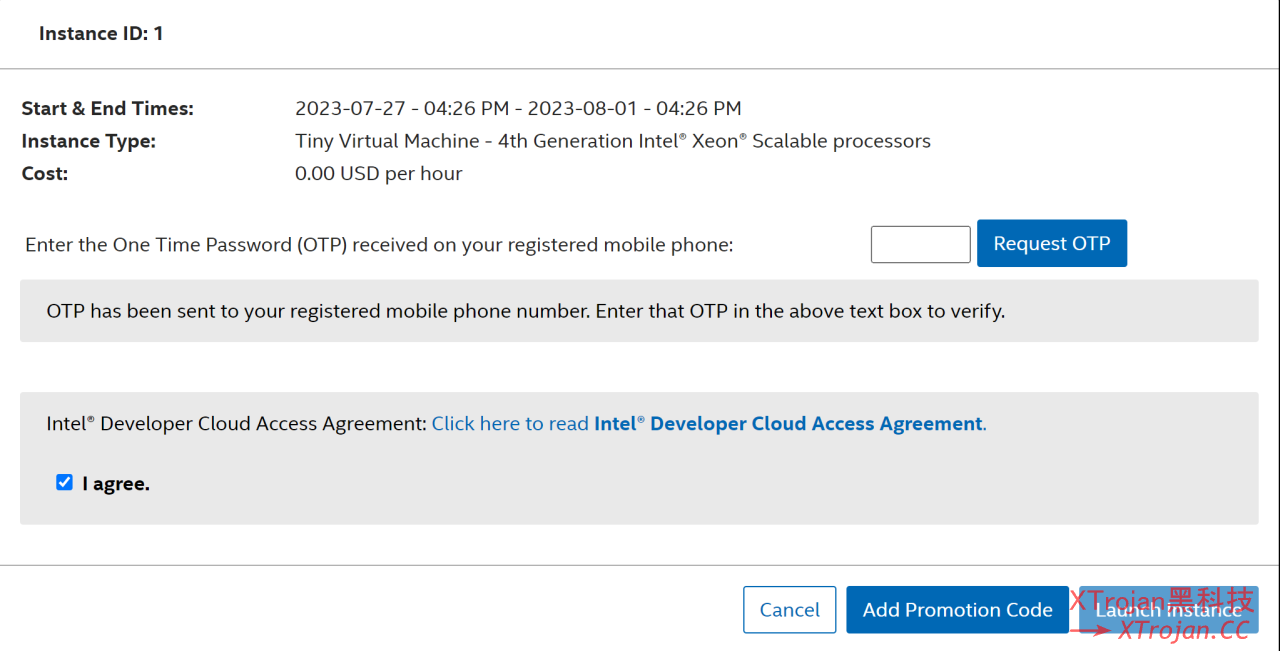 白嫖 Intel Developer Cloud 的 VPS- Xulala